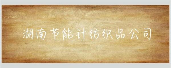 湖南節(jié)能針紡織品公司 聚焦綠色創(chuàng)新，引領針紡織行業(yè)可持續(xù)發(fā)展